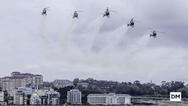 El Diario Montañés | June 26, 2017 | El espectacular paso de la Patrulla Aspa por Cantabria