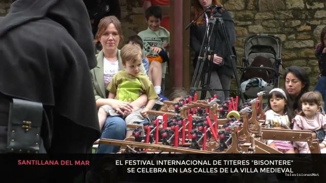Cantabria Televisión | May 29, 2026 | Santillana del Mar celebra el festival internacional de titeres Bisontere durante este fin de semana