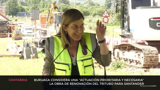 Cantabria Televisión | May 27, 2026 | Buruaga considera una actuación prioritaria y necesaria la obra de renovación del tritubo