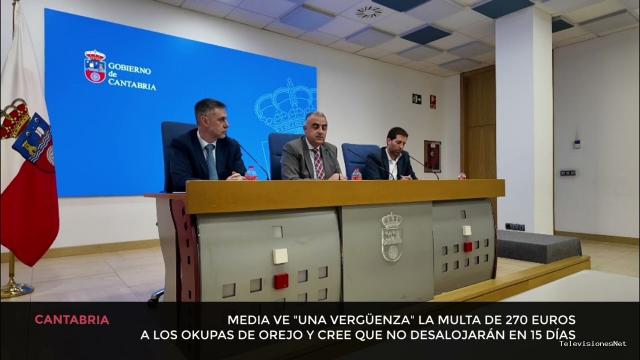 Cantabria Televisión | June 18, 2026 | Roberto Media ve una vergüenza la multa de 270 euros a los okupas de Orejo