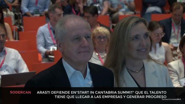 Cantabria Televisión | June 16, 2026 | Arasti defiende en el Start In Cantabria Summit que el talento tiene que llegar a las empresas