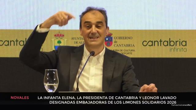 Cantabria Televisión | July 24, 2026 | La Infanta Elena será designada embajadora de los limones solidarios 2026 en Alfoz de Lloredo