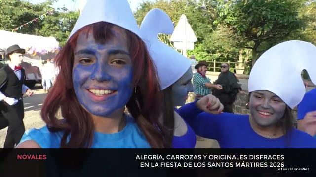 Cantabria Televisión | August 29, 2026 | Alegria y buen humor en el desfile de carrozas de los Santos Martires 2026 en Novales