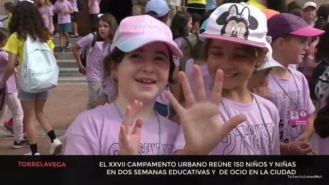 Cantabria Televisión | August 3, 2026 | El 27 campamento urbano de Torrelavega toma las calles de la ciudad