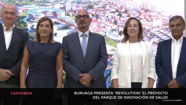 Cantabria Televisión | September 23, 2026 | Buruaga presenta ‘Revolution’ el proyecto del Parque de Innovación en Salud